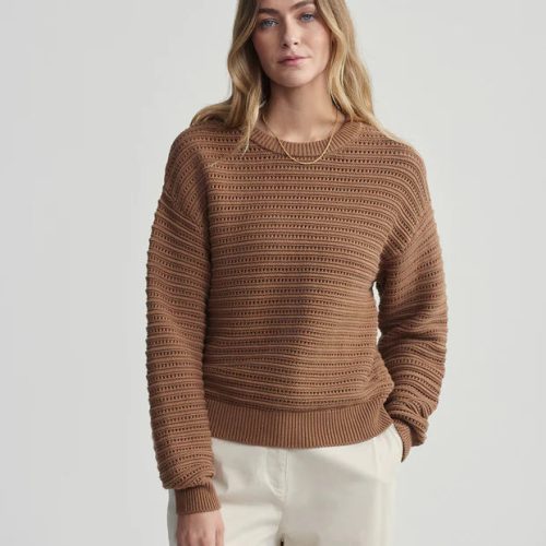 8a4a0c5f193618356e44d33fd7dc36e558d81053 VAR02165 JARVIS RELAXED SWEATER GOLDEN BRONZE 011